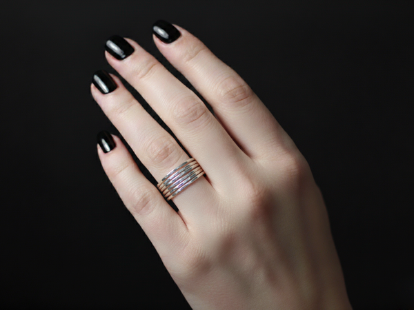 טבעות כסף דקות