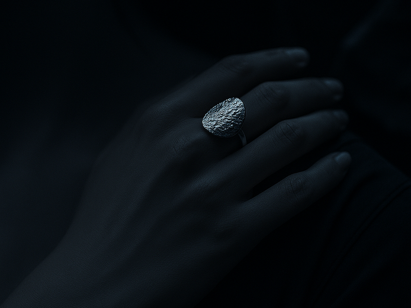 טבעת כסף מיוחדת