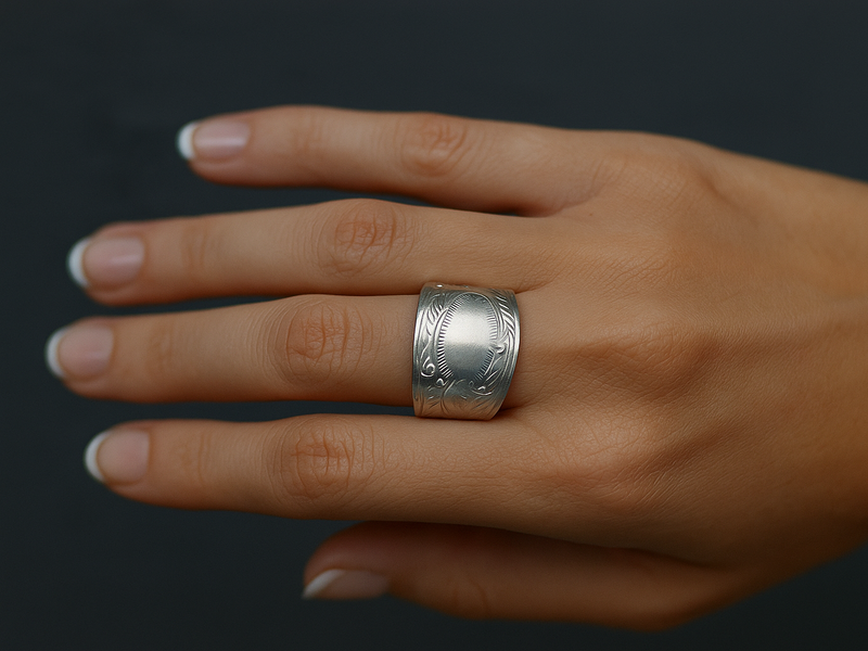 טבעת כפית כסופה