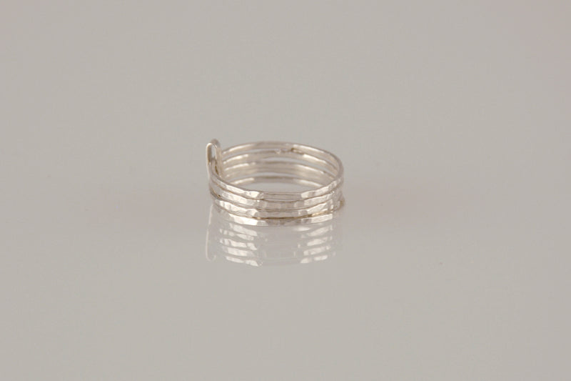 טבעת כסף עדינה