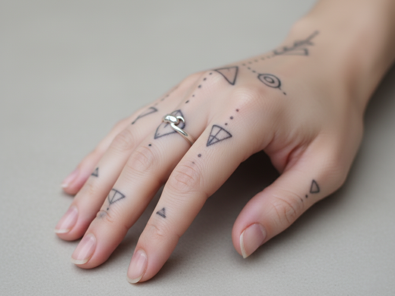 טבעת נחש מכסף