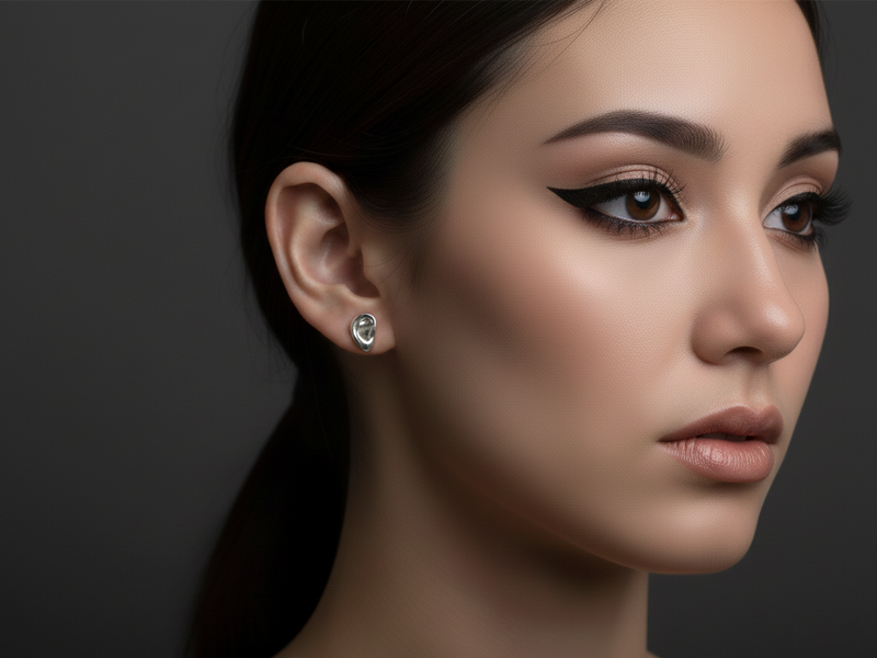 עגיל אוזן אנושית צמודים