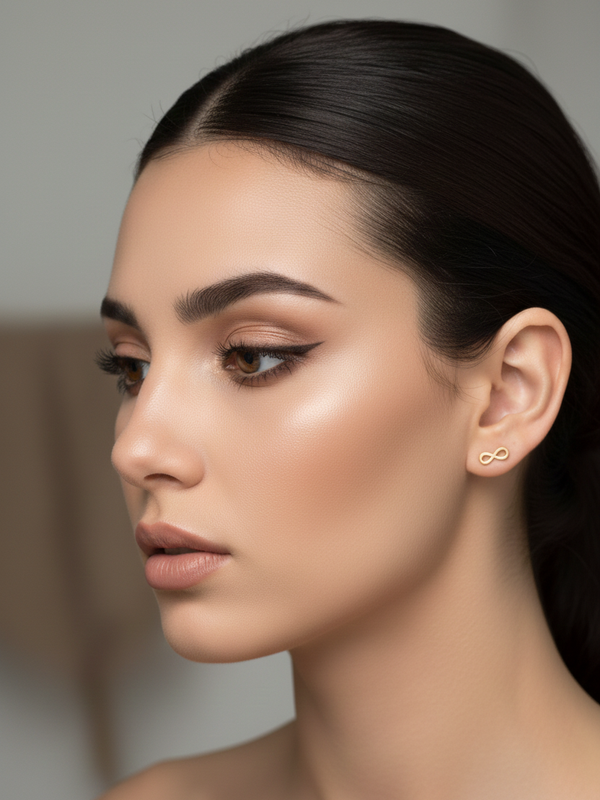 עגיל אינפיניטי זהב