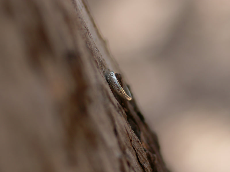 טבעת כסף עדינה