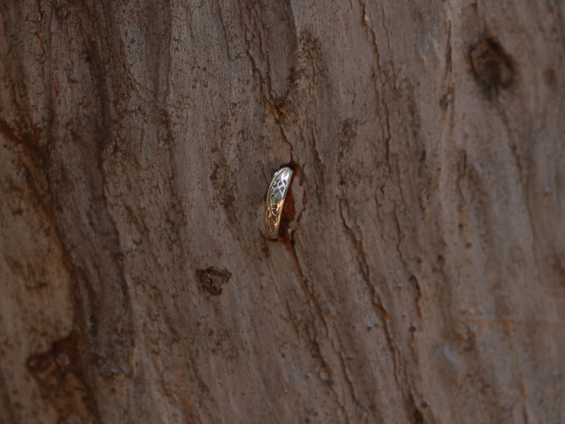 טבעת עדינה בעבודת יד
