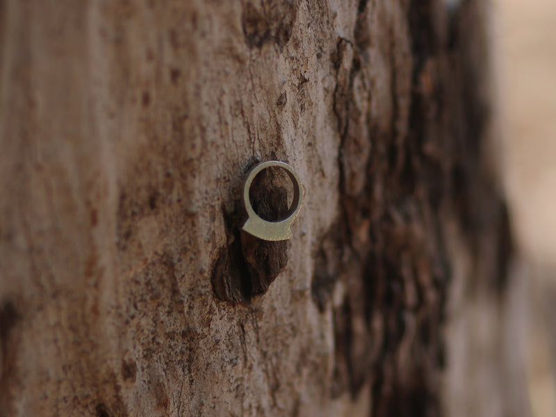 טבעת כסף מסיבית