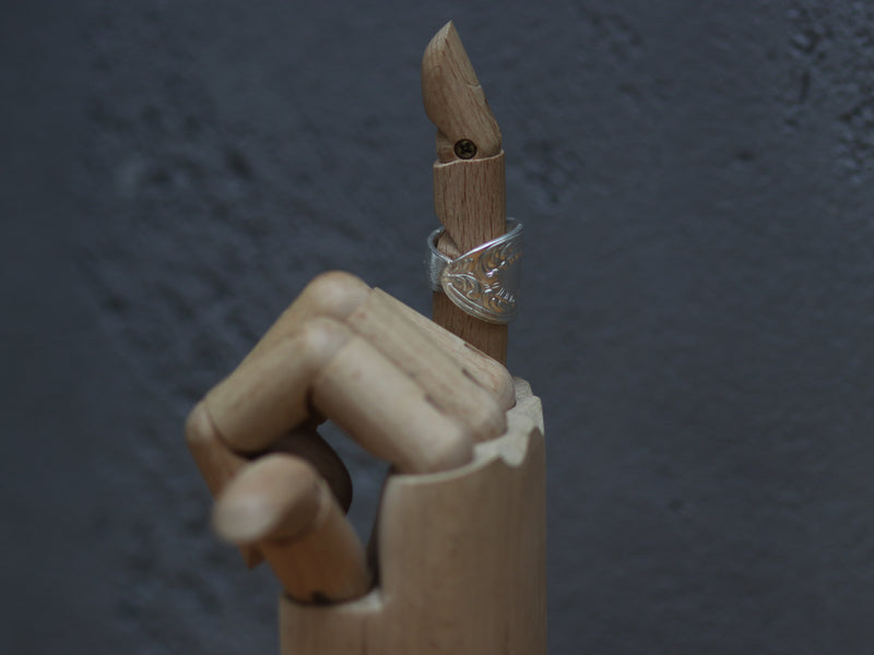 טבעת כפית כסף