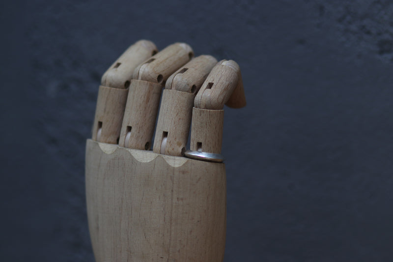 טבעת כסף יוניסקס