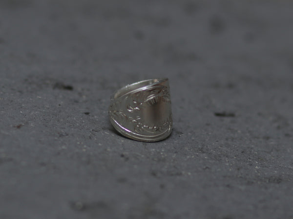 טבעת וינטג' כסופה