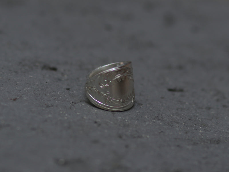 טבעת וינטג' כסופה