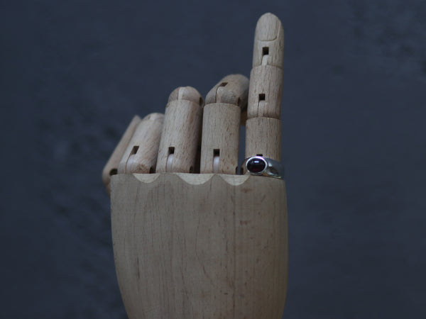 טבעת כסף מידה 55