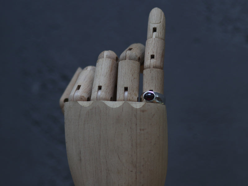 טבעת כסף מידה 55