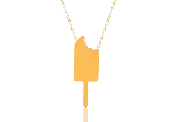 Gold Popsicle Necklace