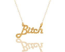 Golden bitch necklace