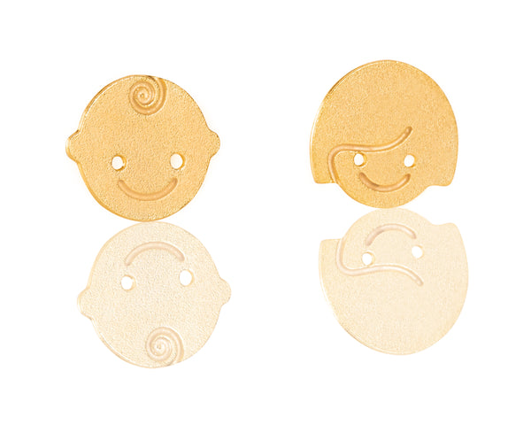 Children's earrings, son's and daughter's earrings