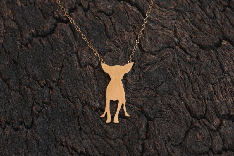 Small chihuahua dog necklace