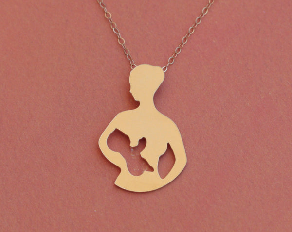 Breastfeeding Necklace - Mother and Baby Necklace