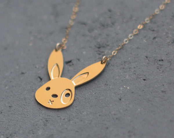 Cute rabbit necklace