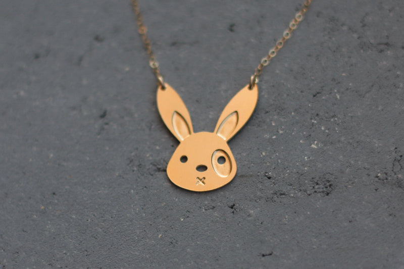 Cute rabbit necklace